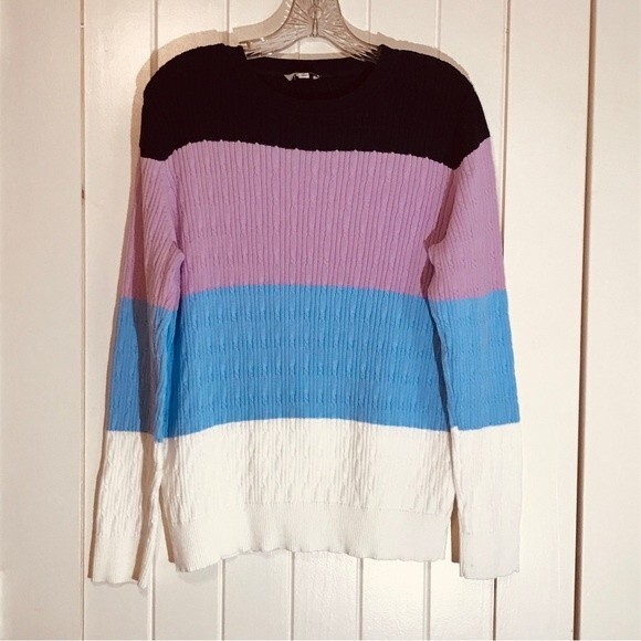 Kim Rogers Striped Crew Neck Sweater - Picture 4 of 7